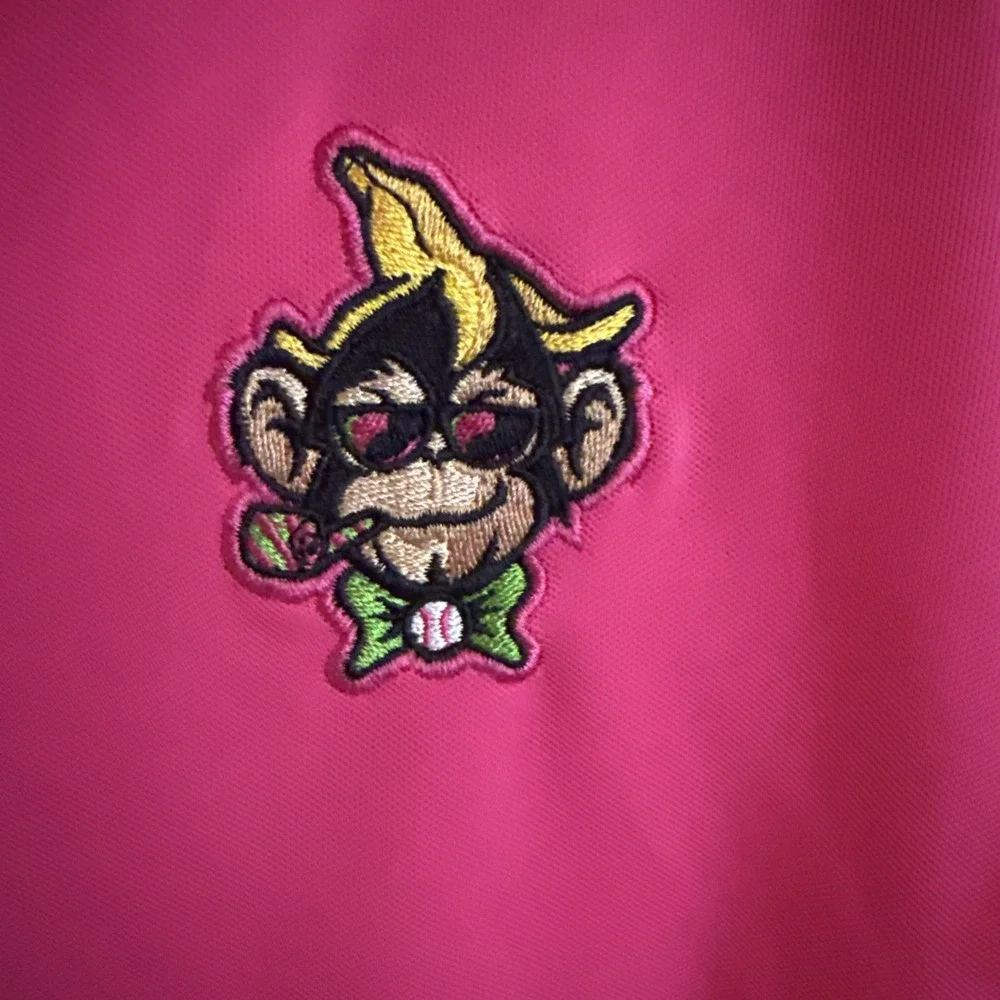 Savannah Party Animals Baseball Embroidered Pink Nike Shirt Size Medium Women's